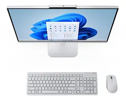Моноблок Lenovo 23.8 A100 FHD IPS/Intel N100/8GB/512SSD/Intel Graphics/DOS/Cloud Grey (F0JN002TUO) - мініатюра 2