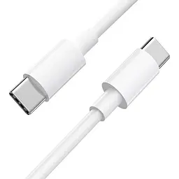 Кабель Borofone BX44 Type-C to Type-C 5A 100W 1m ABS ABS connectors White - мініатюра 3