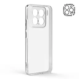 Прозрачный чехол для Xiaomi 15 с защитой камеры, тонкий, силиконовый, бесцветный, ударопрочный, противоударный бампер с закрытой камерой, ArmorStandart (ARM82313) - мініатюра 2