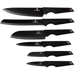 Набір ножів 6 предметів Berlinger Haus Black Rose Collection (BH-2593)