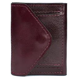 Жіночий невеликий шкіряний гаманець GRANDE PELLE 8х10х2 см acs0032197 - мініатюра 3