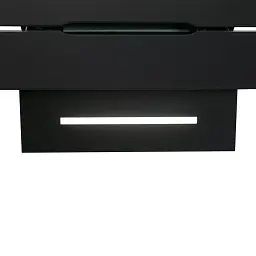Витяжка декоративна похила Perfelli DNS 9793 B 1100 BL LED Strip - мініатюра 4