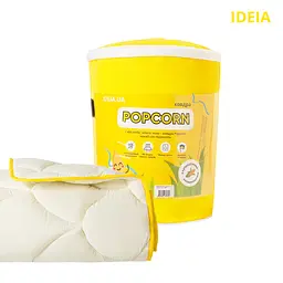Набір Ideia Попкорн: ковдра, 140х200 см + подушка, 50х70 см, молочний (8000035232) - мініатюра 6