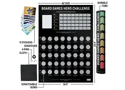 Top Scratch Скретч постер Board Games Hero Challenge (англ.) (СП100ДНН) - мініатюра 5