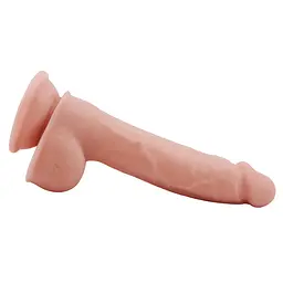 Фалоімітатор Mister Dixx Dual Density 7.6" 19.5 см тілесний - мініатюра 5