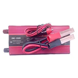 Інвертор напруги Solar Smart King Power Inverter 012 модифікована синусоїда Red 1 розетка 1 USB екран з 12V на 220V 1200W (11033) - мініатюра 5