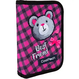 Пенал на блискавці пустий CoolPack Clipper Buddy з органайзером для ручок 20x14x3 см (F076959)