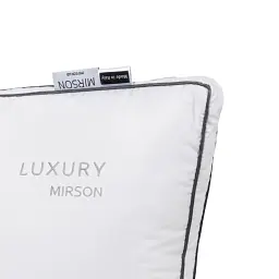 Подушка пухова MirSon Luxury Exclusive №152 середня 40х60 см біла (2200000017239) - мініатюра 5