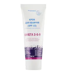 Крем для обличчя Інтенсивне зволоження (SPF-15) серія Omega 3-6-9 Pharmea 60 мл - мініатюра 2