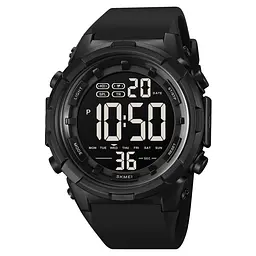 Чоловічий наручний годинник 1845BK All Black Skmei acs0030545