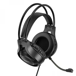Навушники ігрові Hoco W106 Tiger gaming headset чорні - мініатюра 2