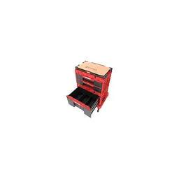 Набір ящиків Qbrick SYSTEM ONE WORKSHOP DRAWERS SET 7 RED ULTRA HD CUSTOM 780х540х650 мм 5901238262480 - мініатюра 2