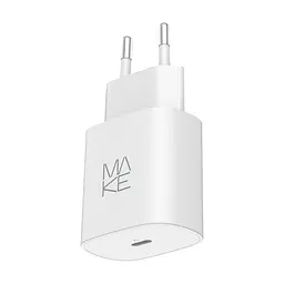 Зарядний пристрій мережевий MAKE 25W GaN3 Mini Type-C PD3.0 White - мініатюра 8