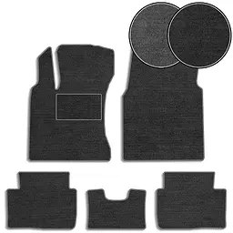 Килимки в салон Nissan Qashqai 2007-2014 Ворсові 5 шт (Carrera)