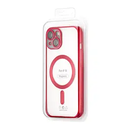 Чохол Ductil Metallic Edge with MagSafe (Protected Camera & Lens) iPhone 14 Red - мініатюра 2
