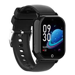 Дитячий 4G смарт годинник-телефон Lemfo M05 з GPS відстеженням, відеодзвінками, камерою та функцією прослуховування Чорний