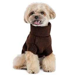 Светр для собак Pet Fashion Sam ХS шоколадний (PR442386) - мініатюра 3