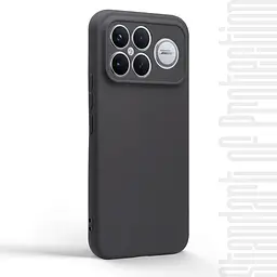 Чехол-накладка для смартфона Xiaomi Poco F8 Ultra, противоударный, силиконовый, термополиуретановый (ТПУ), с защитой камеры и корпуса, черный, защита всего корпуса, ArmorStandart (ARM89268) - мініатюра 2