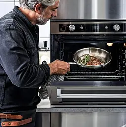 Набір сковорідок KitchenAid MSS 24/28 см 2 предмети (CC004916-001) - мініатюра 6