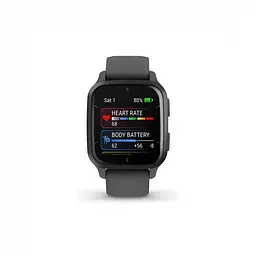 Смарт-годинник Garmin Venu Sq 2 Slate Aluminum Bezel with Shadow Gray Case and Silicone Band (010-02701-00/10) - мініатюра 2