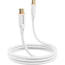 Кабель Proove Jelly Silicone USB-C to USB-C 60W 1m White (CCJS60002202) [130745] - мініатюра 2