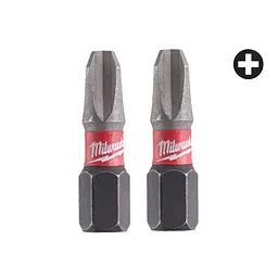 Біта SHOCKWAVE MILWAUKEE, PH3, 25мм, (2 шт) (заміна на 4932500354)