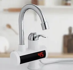 Водонагрівач WATER HEATER RX-002 • Проточний електричний водонагрівач з ЖК-дисплеєм для кухні ванної та гаража - мініатюра 6