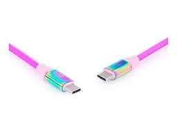Кабель REAL-EL Premium USB Type C - Type C Rainbow 1m (EL123500053) - мініатюра 2
