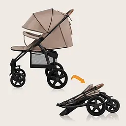 Прогулянкова коляска Lionelo Annet Plus Beige Sand (LO-ANNET PLUS BEIGE SAND) - мініатюра 15