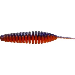 Силікон FishUP Tanta 3" #207 Dark Violet/Orange (6 шт/уп)