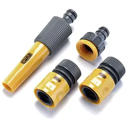 Набір для поливу Сила 1 пістолет x 1 адаптер 1/2" x 3/4" x 2 конектори 1/2" (у наборі 4шт) 551281