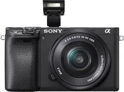 Бездзеркальний фотоапарат Sony Alpha A6400 Kit 16-50mm Black (ILCE6400LB.CEC) UA [87941] - мініатюра 3