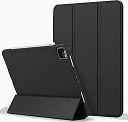 Чохол-книжка CDK для Apple iPad Air 10.9" 4gen 2020 екокожа/силікон Smart Case cлот стилус (011190) black - мініатюра 3