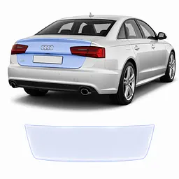 Антигравійна захисна бронеплівка за лекалами для Audi A6 C7 2011-2018 - зона кришки багажника