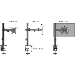 Кронштейн Gembird для 1-го монітора 17"-32" MA-D1-03 - мініатюра 11
