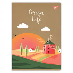Набір зошитів для записів А4 Yes Green life 48 аркушів в клітку 3 шт. (681999) - мініатюра 2