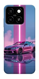 TPU чохол Demsky Pink neon car для ZTE Blade A55 4G