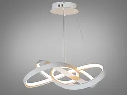 Люстра стельова LED Diasha 7513/550WH 7513, 100W, 5500 лм, білий, регульована висота, для коридору, вітальні, кухні - мініатюра 3