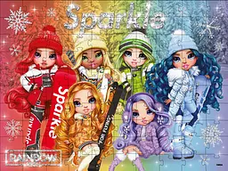 Гра-головоломка. Набір пазлів Rainbow High Winter Break LP100-002 shop (4823104382782) - мініатюра 2