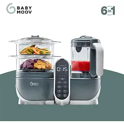 Пароварка-блендер Babymoov Nutribaby+ Gray (A001124) - мініатюра 7