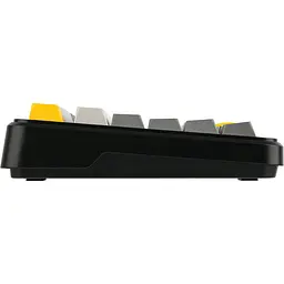 Клавіатура Ajazz AK820 MAX Magnetic Switch Black/Gray/Yellow RGB (AK820MAX-WM-BGY) [142201]