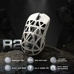 Миша Attack Shark R2 Magnesium Alloy 8K White (AS-6972792470375-W) [159851] - мініатюра 3