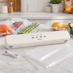 Акумуляторний вакуумний пакувальник Red Fish + вакуумні пакети - мініатюра 3