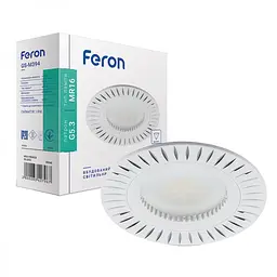 Свiтильник точковий Feron GS-M394 під лампу білий (28342)