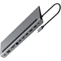 Підставка для ноутбука Powerology з багатопортовим концентратором 11 в 1 VGA, USB Type C, Ethernet, HDM - мініатюра 2