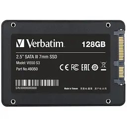 Накопичувач SSD 2.5" 128GB Verbatim (49350) - мініатюра 2