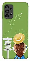 Чохол Demsky Travel girl для Samsung Galaxy A13 4G