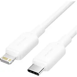 Дата кабель USB-C to Lightning 1.0m 3A white Vention (LAKWF)