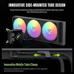 СВО GameMax Glacier 360 LCD Black (GLACIER 360 LCD BK) - мініатюра 11