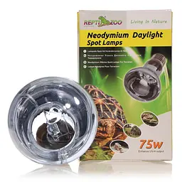 Неодимова лампа Repti-Zoo Neodymium Daylight 75W B63075 - обігрівальна UVA лампа для тераріуму - мініатюра 8